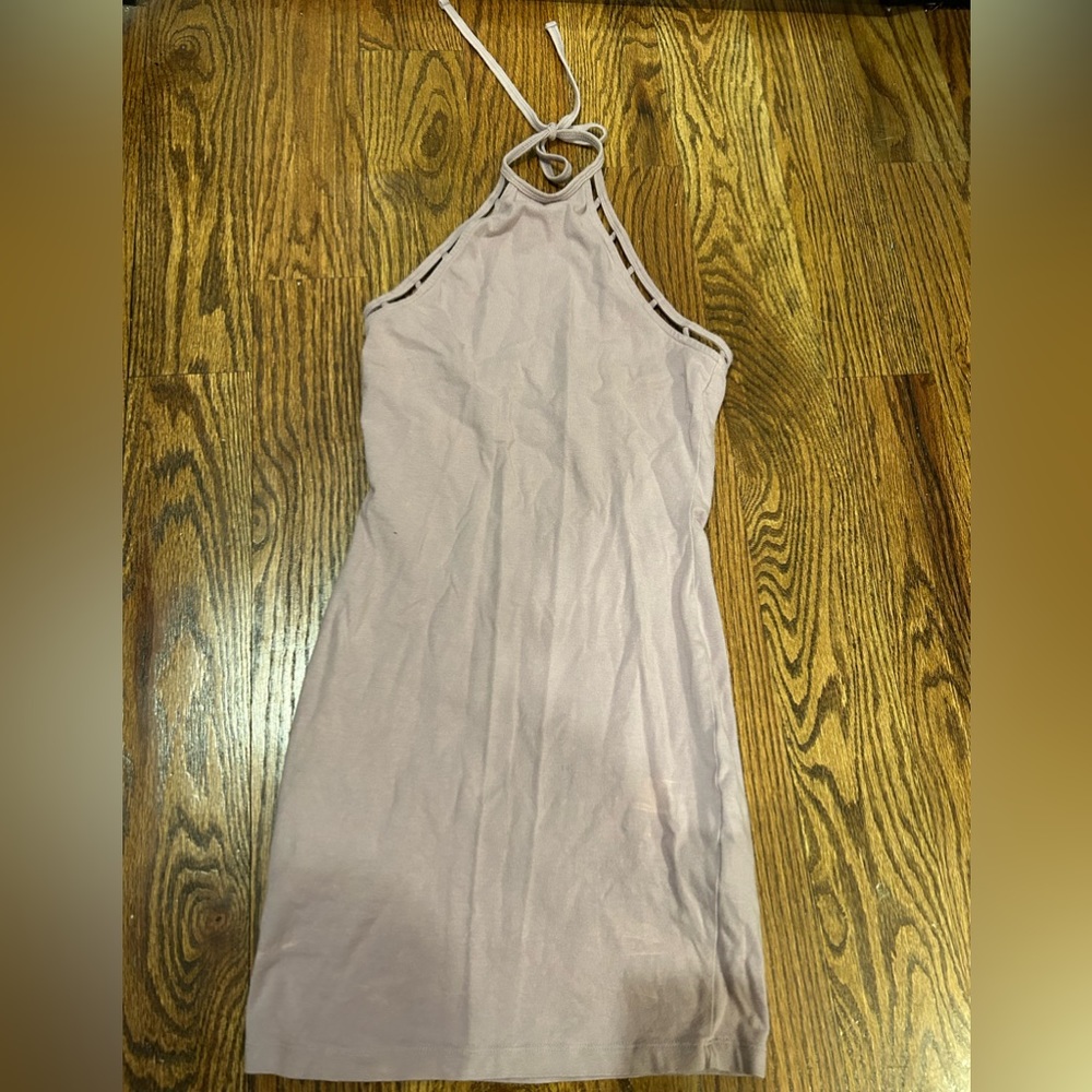 Lavender cotton Forever 21 Halter Dress